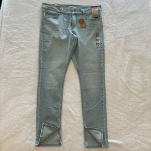 LEVI'S 311 Mid Rise Split Hem Shaping Skinny Jeans--34W